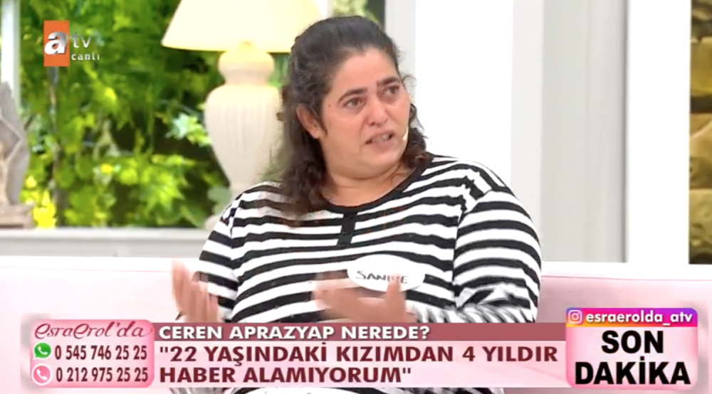 esra erol da saniye aprazyap kimdir ceren aprazyap kimdir ceren aprazyap olayi nedir